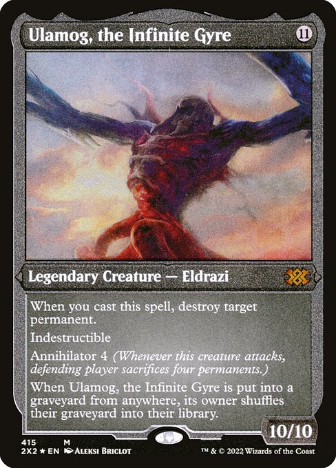 [Foil Etched] 2X2 415 Ulamog, the Infinite Gyre (Foil Etched) M