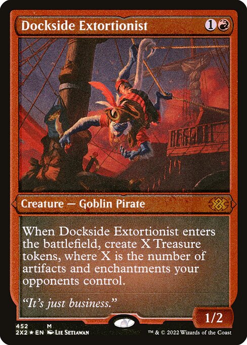 [Foil Etched] 2X2 452 Dockside Extortionist (Foil Etched) M