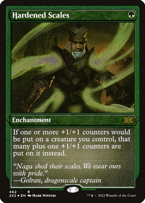 [Foil Etched] 2X2 462 Hardened Scales (Foil Etched) R