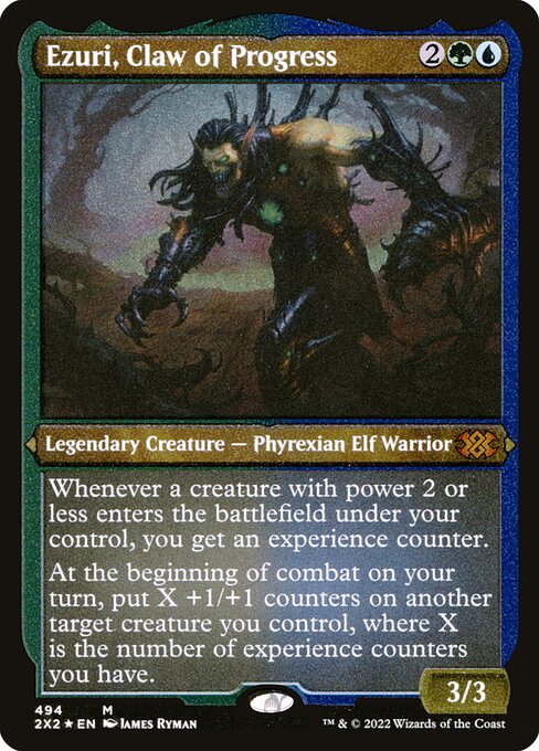 [Foil Etched] 2X2 494 Ezuri, Claw of Progress (Foil Etched) M
