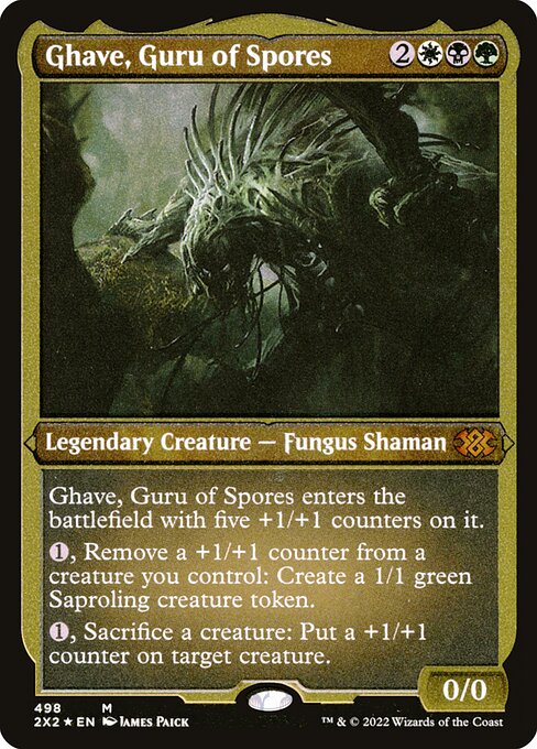 [Foil Etched] 2X2 498 Ghave, Guru of Spores (Foil Etched) M