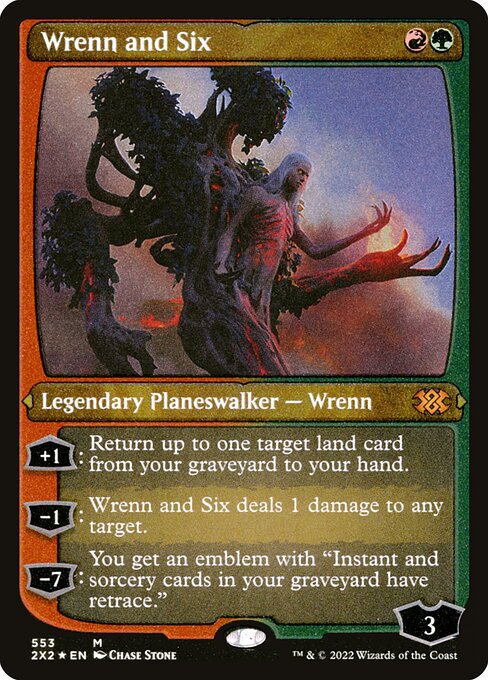 [Foil Etched] 2X2 553 Wrenn and Six (Foil Etched) M