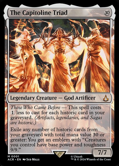 [Foil] ACR 001 The Capitoline Triad M