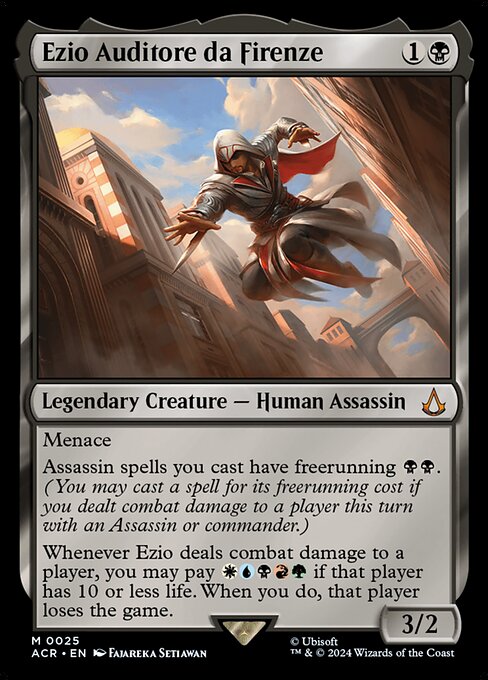 [Foil] ACR 025 Ezio Auditore da Firenze M
