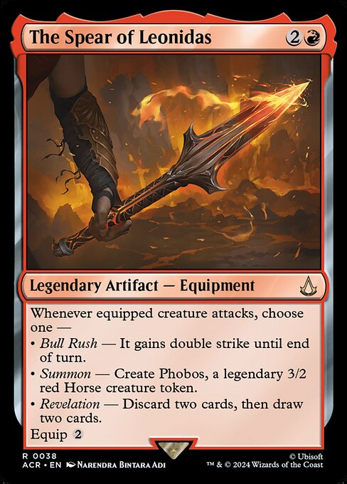 [Foil] ACR 038 The Spear of Leonidas R