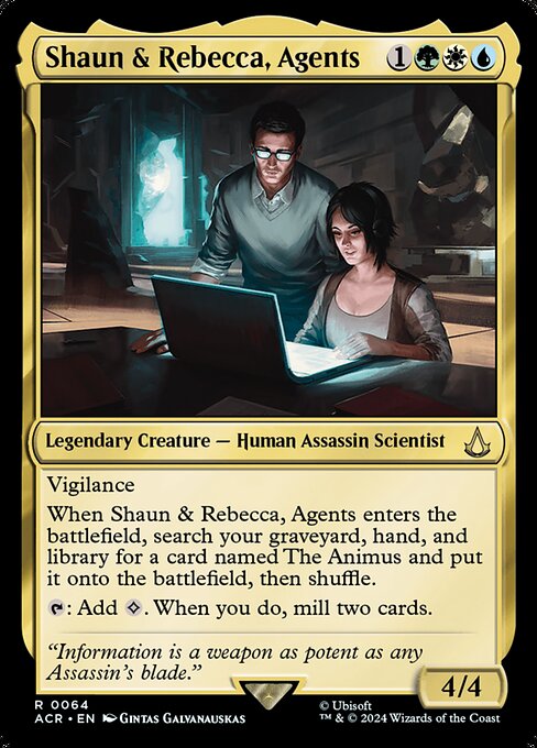 [Foil] ACR 064 Shaun & Rebecca, Agents R