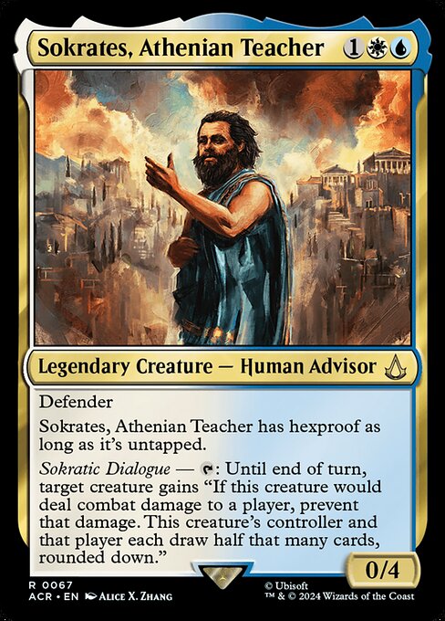 [Foil] ACR 067 Sokrates, Athenian Teacher R