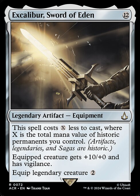 [Foil] ACR 072 Excalibur, Sword of Eden R