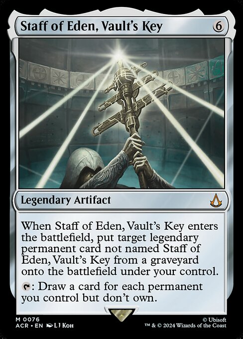 [Foil] ACR 076 Staff of Eden, Vault's Key M
