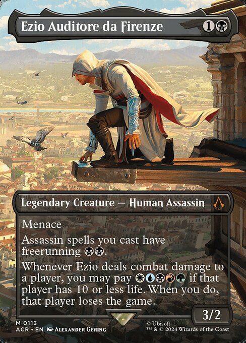 [Foil] ACR 113 Ezio Auditore da Firenze (0113 - Borderless) M