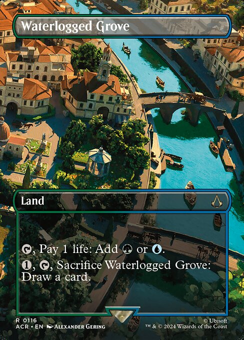 [Foil] ACR 116 Waterlogged Grove (0116 - Borderless) R