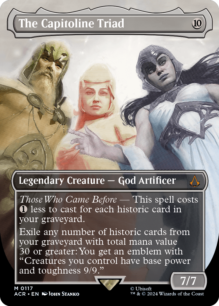 ACR 117 The Capitoline Triad (0117 - Borderless) M