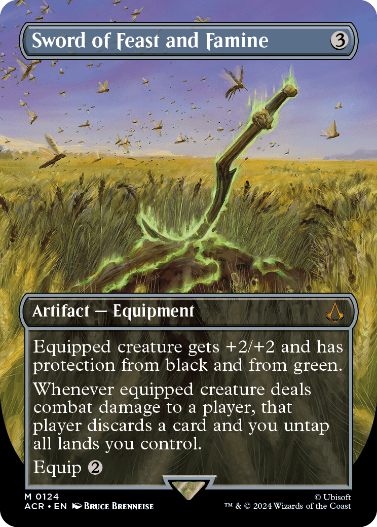 ACR 124 Sword of Feast and Famine (0124 - Borderless) M