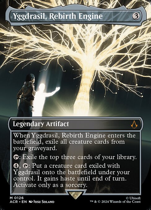 [Foil] ACR 126 Yggdrasil, Rebirth Engine (0126 - Borderless) M