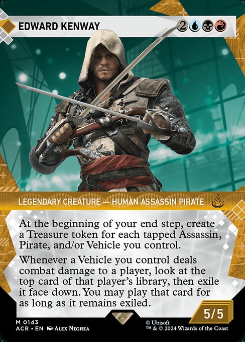 [Foil] ACR 143 Edward Kenway (0143 - Showcase) M