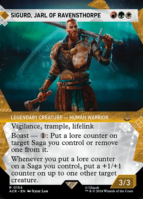 [Foil] ACR 154 Sigurd, Jarl of Ravensthorpe (0154 - Showcase) R