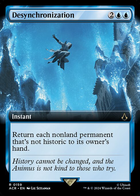 [Foil] ACR 159 Desynchronization (0159 - Extended Art) R
