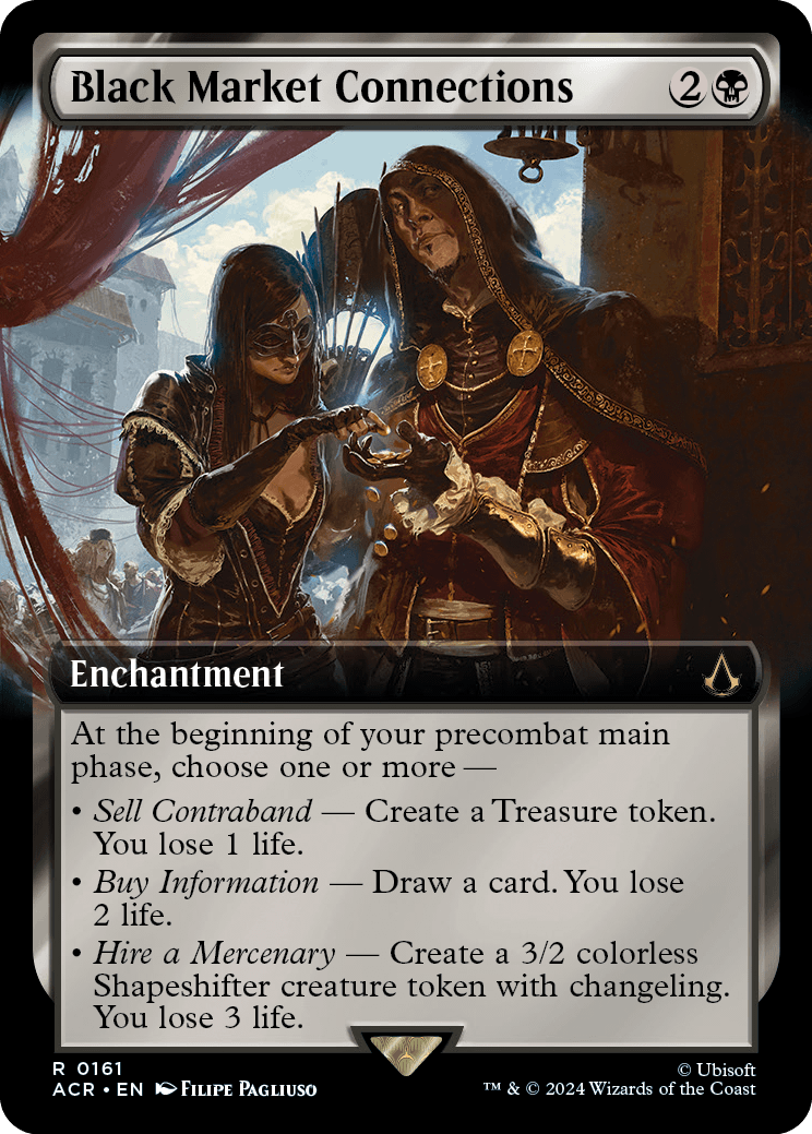 ACR 161 Black Market Connections (0161 - Extended Art) R