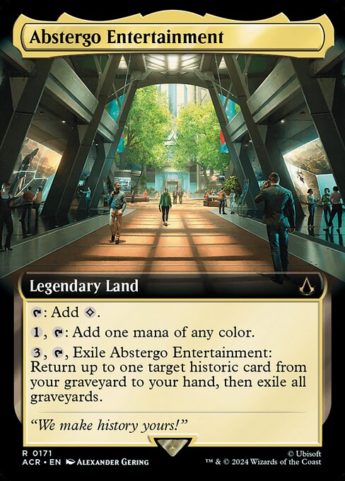[Foil] ACR 171 Abstergo Entertainment (0171 - Extended Art) R