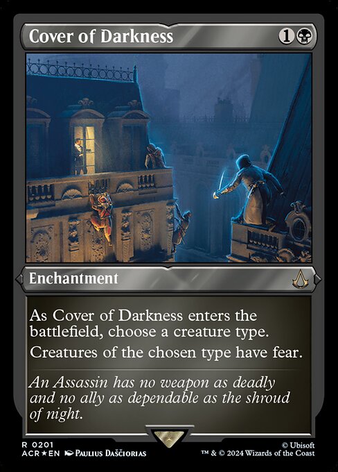 [Foil Etched] ACR 201 Cover of Darkness (0201 - Foil Etched) R