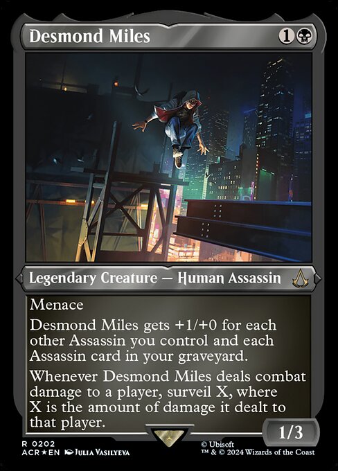 [Foil Etched] ACR 202 Desmond Miles (0202 - Foil Etched) R