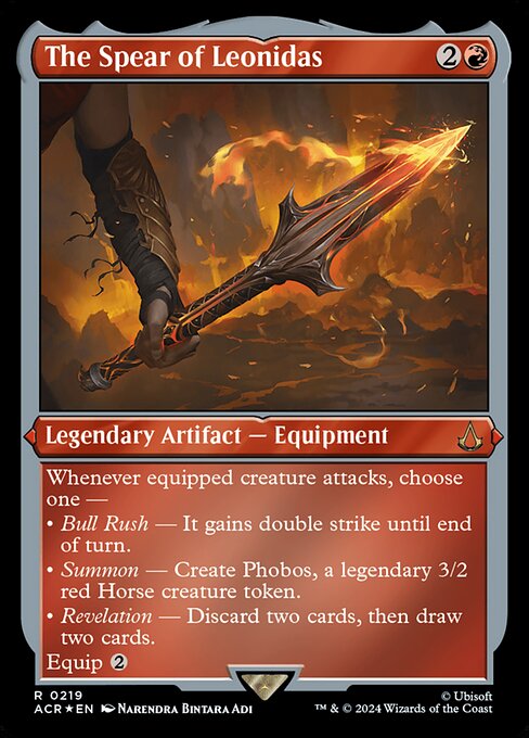 [Foil Etched] ACR 219 The Spear of Leonidas (0219 - Foil Etched) R