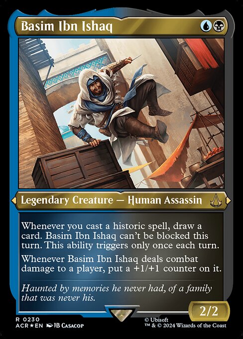 [Foil Etched] ACR 230 Basim Ibn Ishaq (0230 - Foil Etched) R