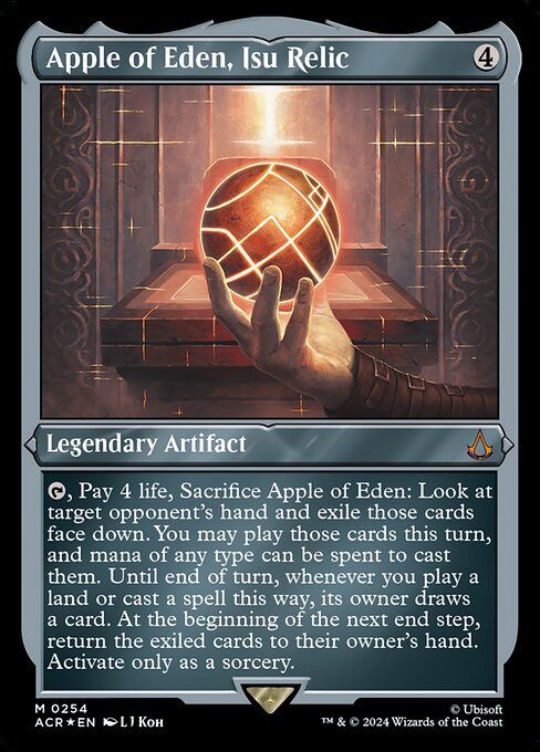 [Foil Etched] ACR 254 Apple of Eden, Isu Relic (0254 - Foil Etched) M