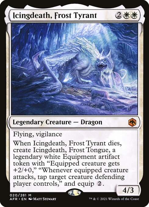 [Foil] AFR 020 Icingdeath, Frost Tyrant M