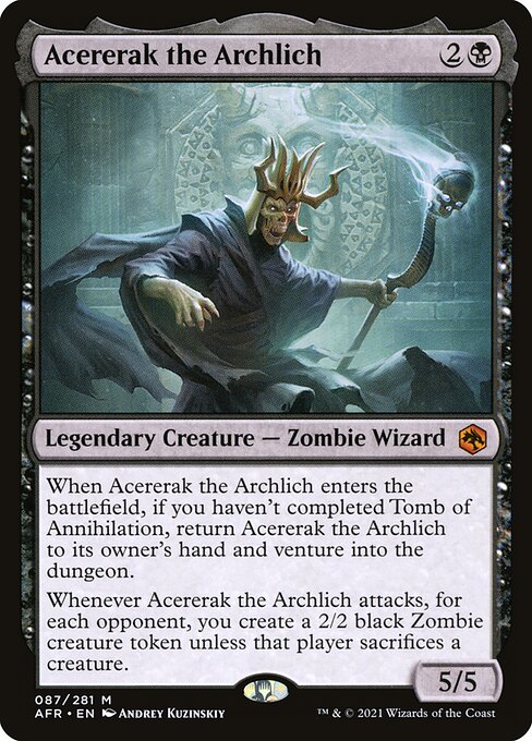 [Foil] AFR 087 Acererak the Archlich M