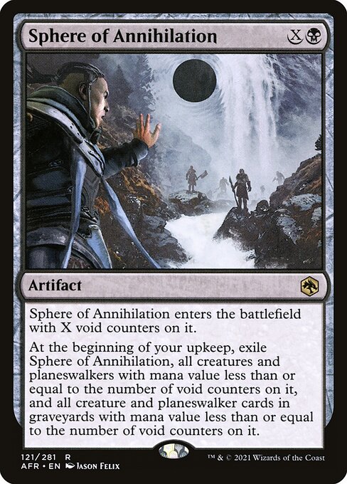[Foil] AFR 121 Sphere of Annihilation R