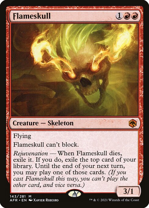 [Foil] AFR 143 Flameskull M