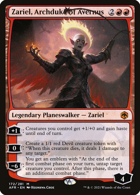 [Foil] AFR 172 Zariel, Archduke of Avernus M