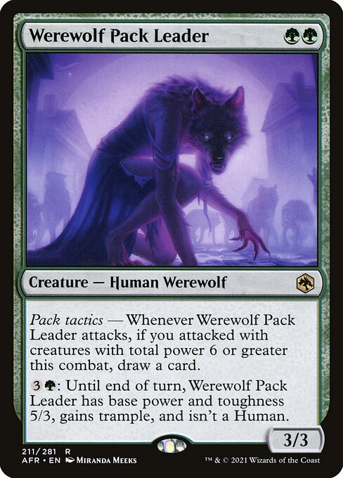 [Foil] AFR 211 Werewolf Pack Leader R