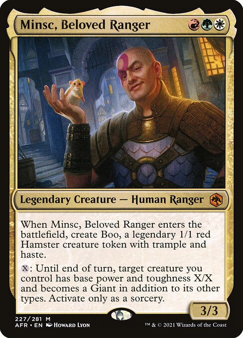 [Foil] AFR 227 Minsc, Beloved Ranger M