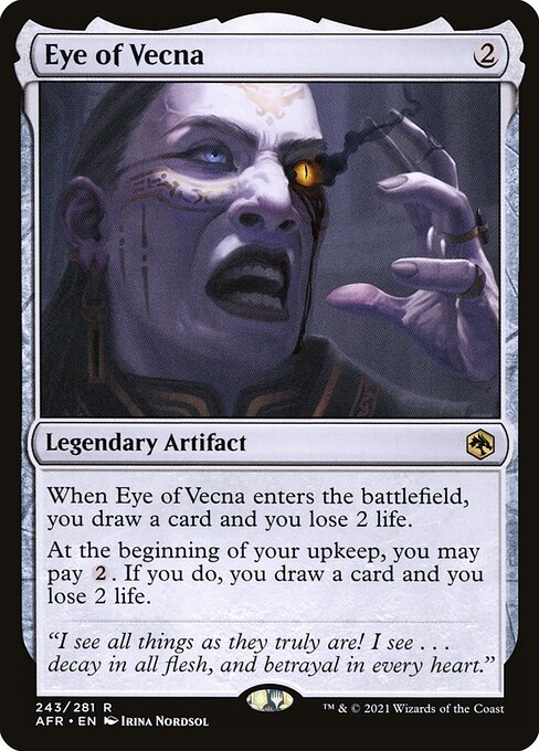 [Foil] AFR 243 Eye of Vecna R