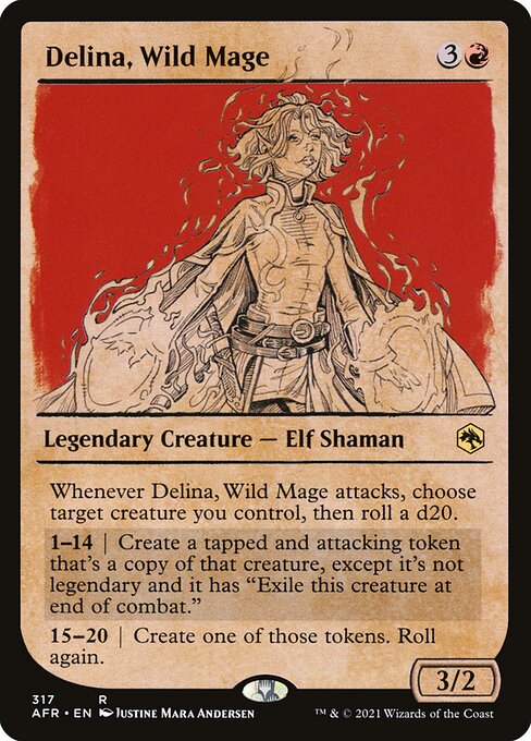 AFR 317 Delina, Wild Mage (Showcase) R