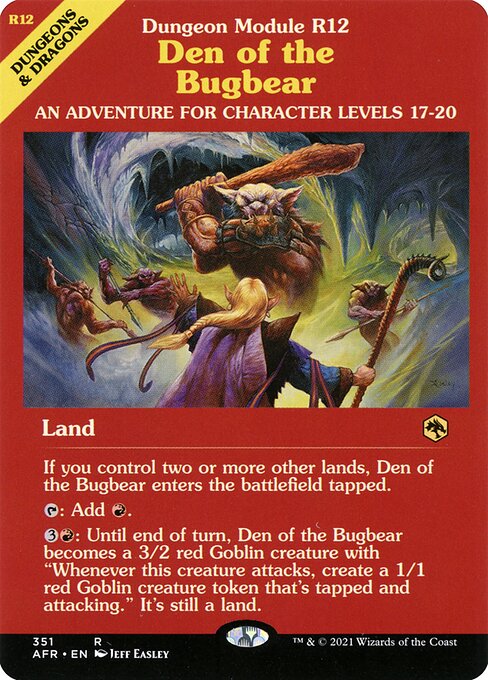 AFR 351 Den of the Bugbear (Showcase)
