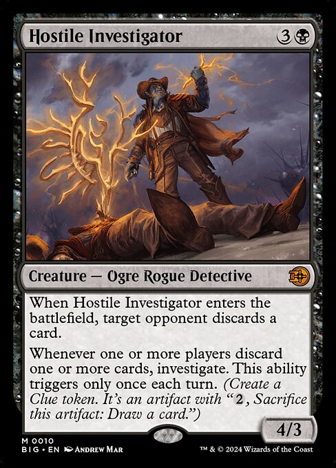 [Foil] BIG 010 Hostile Investigator M