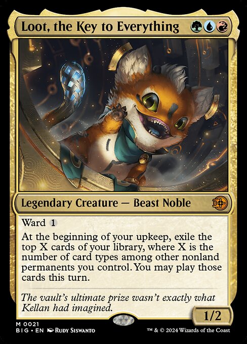 [Foil] BIG 021 Loot, the Key to Everything M