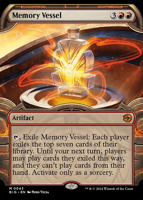 [Foil] BIG 043 Memory Vessel (0043 - Showcase) M
