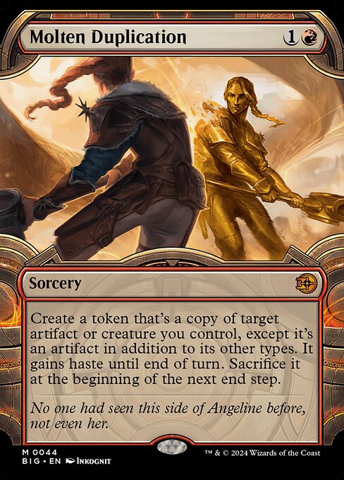 [Foil] BIG 044 Molten Duplication (0044 - Showcase) M