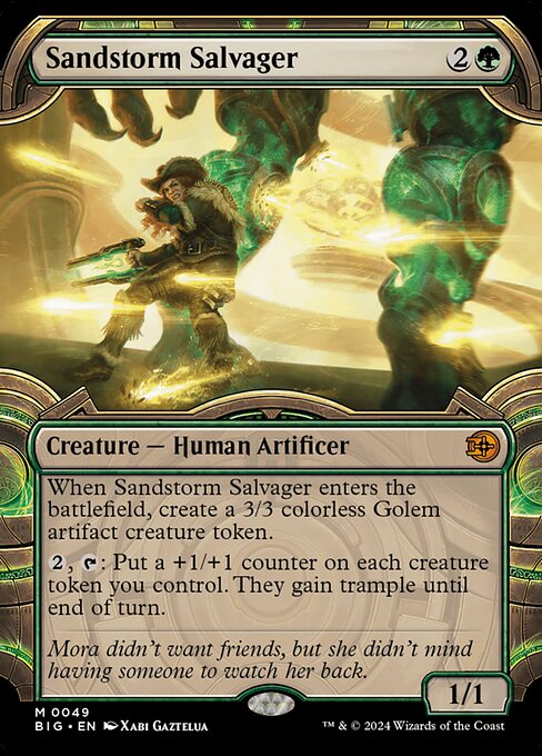 [Foil] BIG 049 Sandstorm Salvager (0049 - Showcase) M