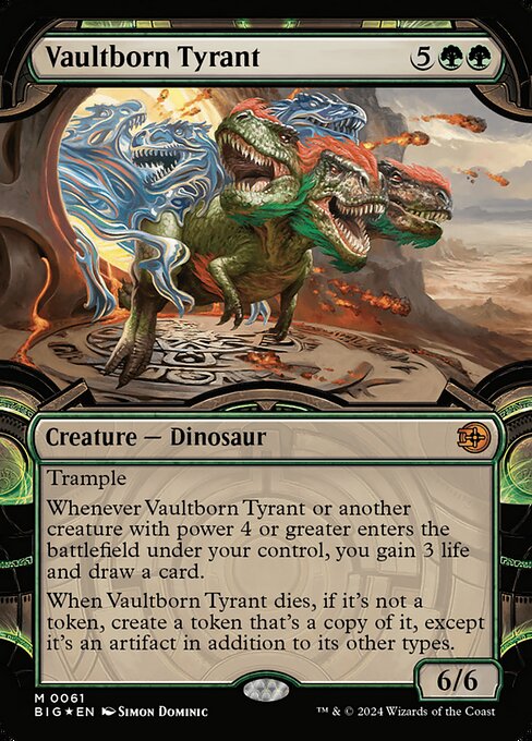 [Foil] BIG 061 Vaultborn Tyrant (0061 - Raised Foil) M