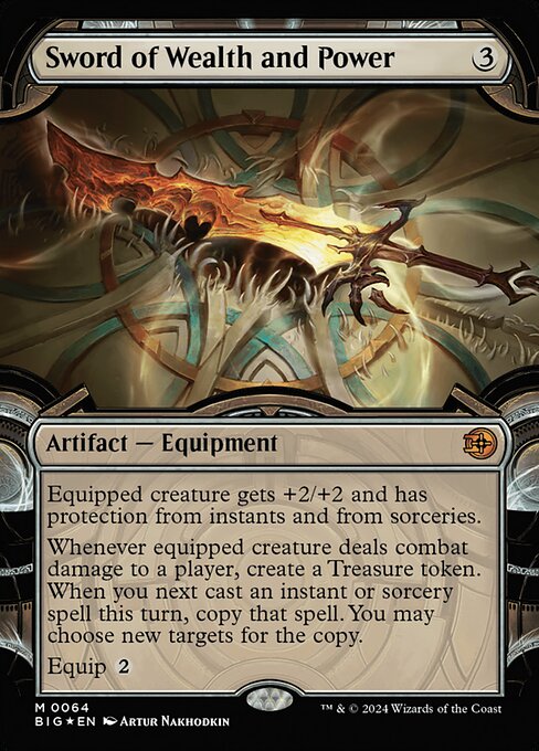 [Foil] BIG 064 Sword of Wealth and Power (0064 - Raised Foil) M