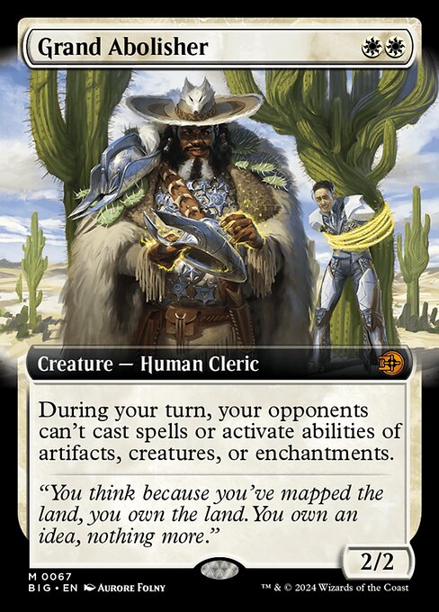 [Foil] BIG 067 Grand Abolisher (0067 - Extended Art) M
