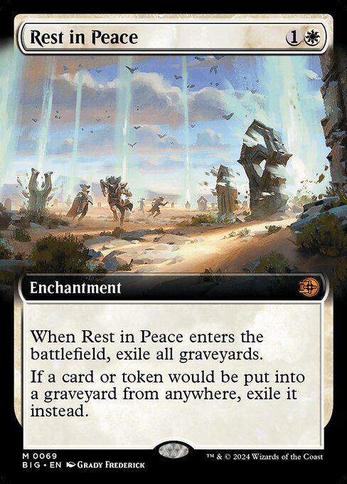 [Foil] BIG 069 Rest in Peace (0069 - Extended Art) M