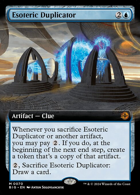 [Foil] BIG 070 Esoteric Duplicator (0070 - Extended Art) M