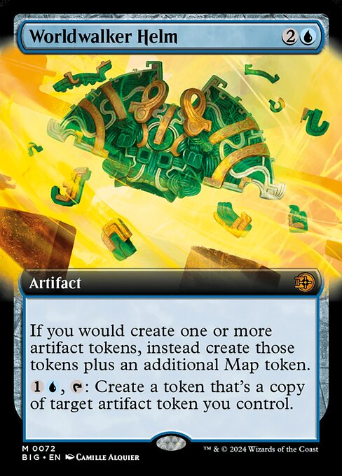 [Foil] BIG 072 Worldwalker Helm (0072 - Extended Art) M