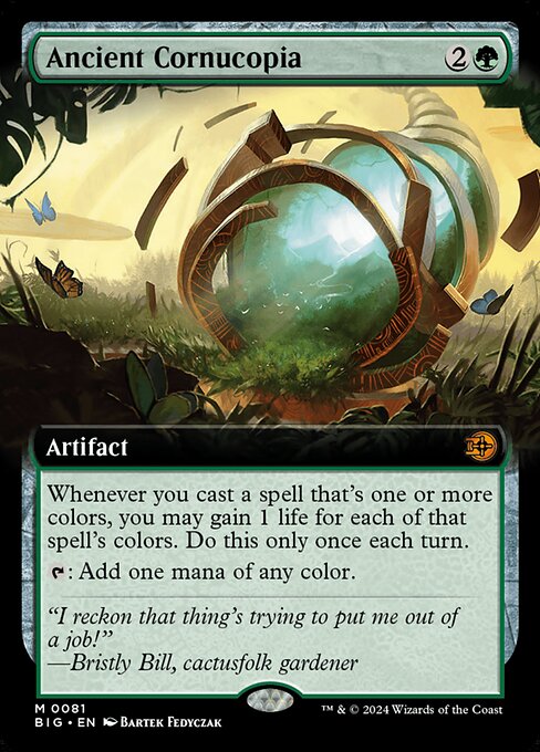 [Foil] BIG 081 Ancient Cornucopia (0081 - Extended Art) M